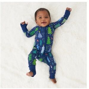 Little sleepies Blue Merry & Bright Bamboo Zippy
Christmas/holiday edition